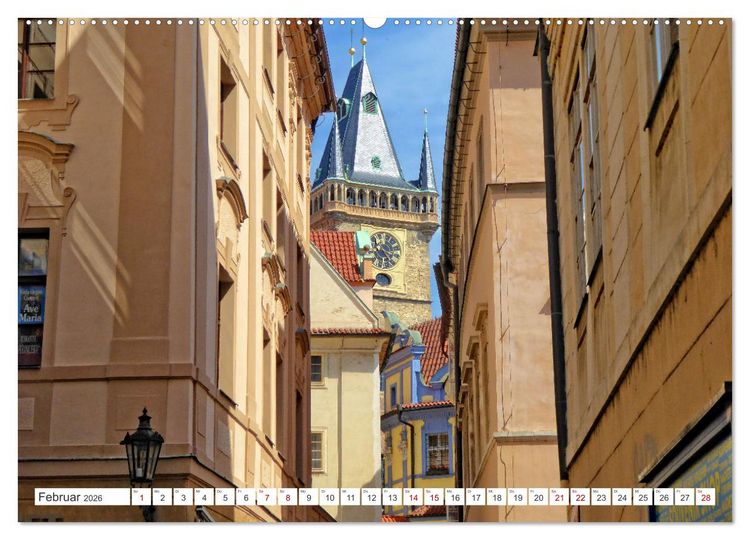 Produktbild: Prag &ndash; Ein perfekter Sommertag in der Goldenen Stadt (Wandkalender 2026 DIN A2 quer), CALVENDO Monatskalender