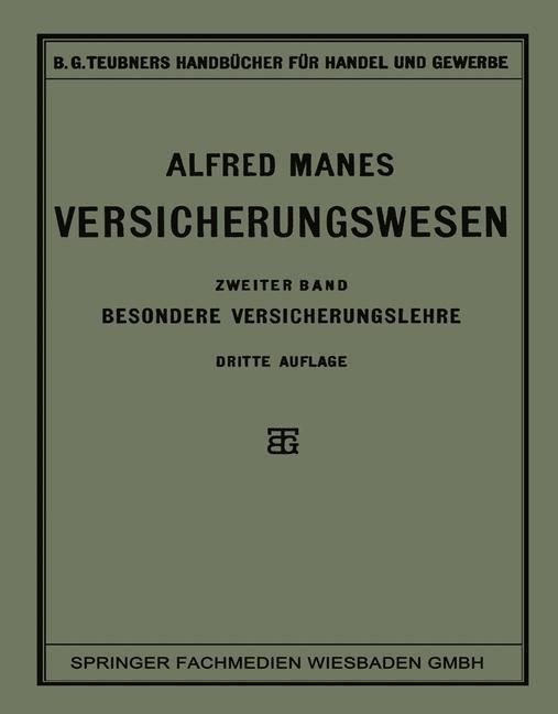 Produktbild: Versicherungswesen