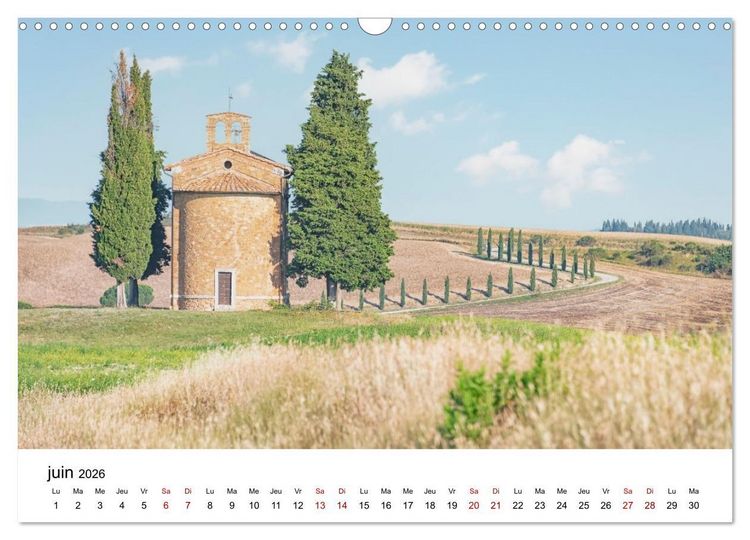 Produktbild: Merveilleuse Italie (Calendrier mural 2026 DIN A3 vertical), CALVENDO calendrier mensuel