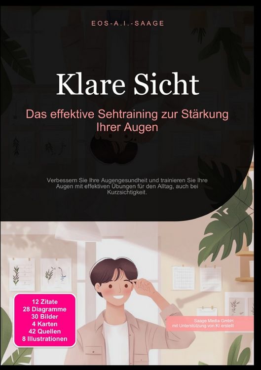 Produktbild: Klare Sicht: Das effektive Sehtraining zur St&auml;rkung Ihrer Augen