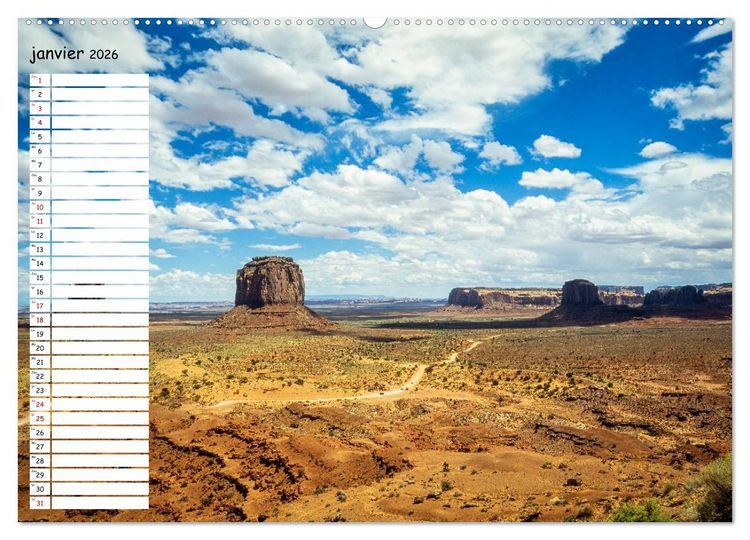 Produktbild: Arizona, une rencontre avec la nature (Calendrier mural 2026 DIN A2 vertical) calendrier de bureau