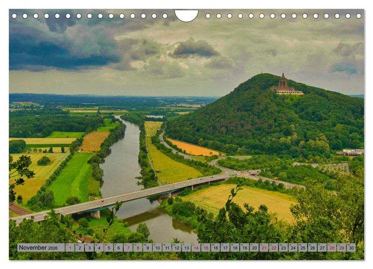 Produktbild: Streifzug durch Ostwestfalen (Wandkalender 2026 DIN A4 quer), CALVENDO Monatskalender