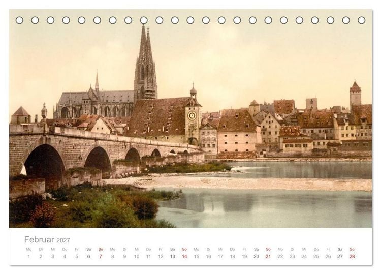 Produktbild: Deutschland um 1900 (Tischkalender 2027 DIN A5 quer), CALVENDO Monatskalender