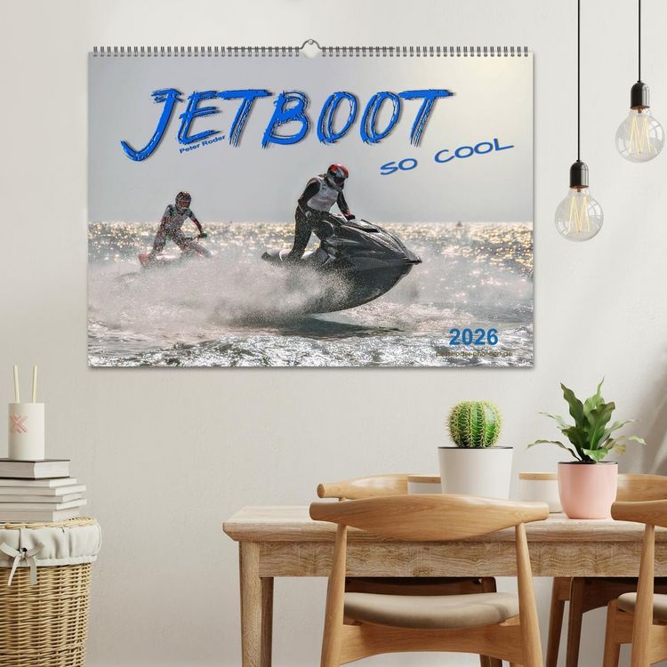 Produktbild: Jetboot - so cool (Wandkalender 2026 DIN A2 quer), CALVENDO Monatskalender