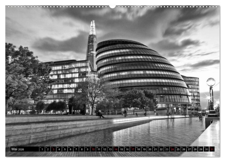 Produktbild: LONDON Stadtansichten (Wandkalender 2026 DIN A2 quer), CALVENDO Monatskalender
