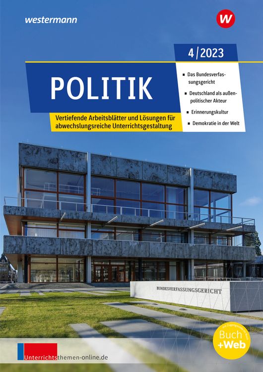 Produktbild: Unterrichtsthemen Politik Ausgabe 4/2023