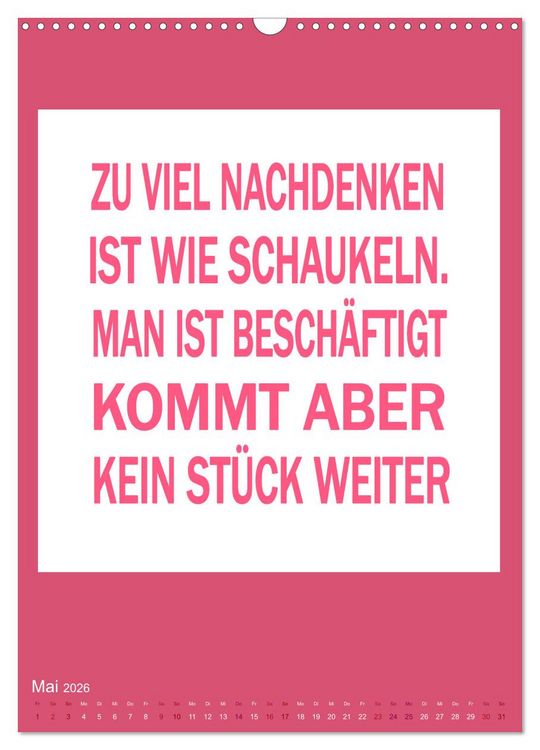 Produktbild: Memo an mich (Wandkalender 2026 DIN A3 hoch), CALVENDO Monatskalender