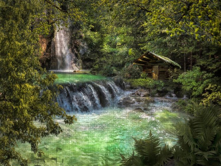 Produktbild: CALVENDO Puzzle Eden | 1000 Teile Lege-Gr&ouml;&szlig;e 64x48cm Foto-Puzzle f&uuml;r gl&uuml;ckliche Stunden