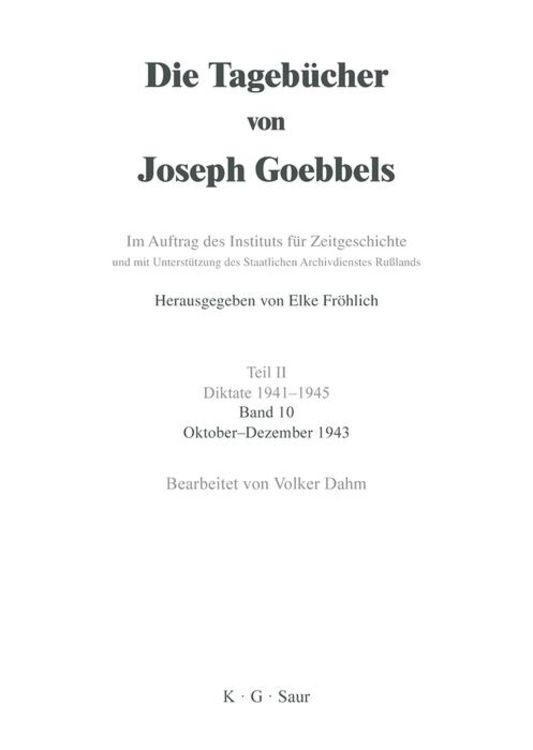 Produktbild: Oktober - Dezember 1943