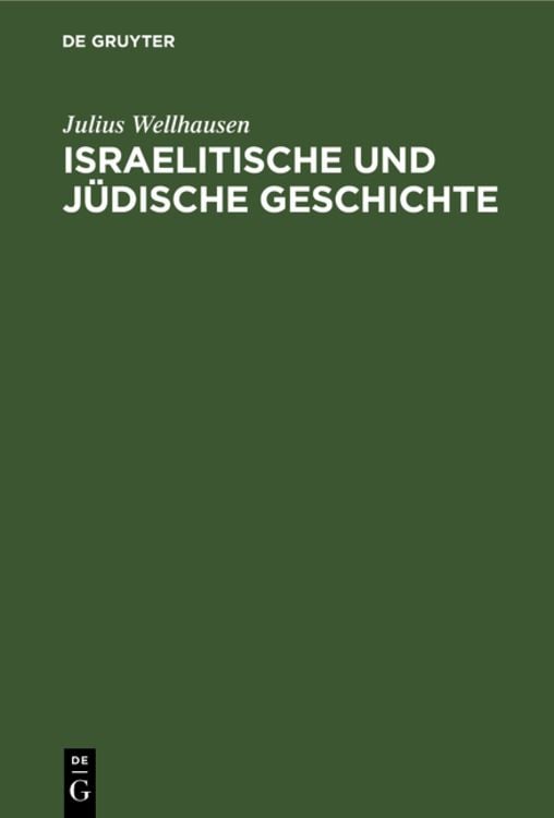 Produktbild: Israelitische und jüdische Geschichte