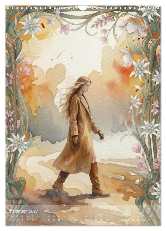 Produktbild: Die Dame im Sternenduft (Wandkalender 2027 DIN A3 hoch), CALVENDO Monatskalender