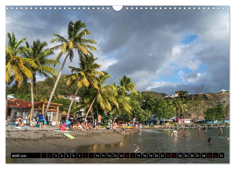 Produktbild: Guadeloupe (Calendrier mural 2026 DIN A3 vertical), CALVENDO calendrier mensuel