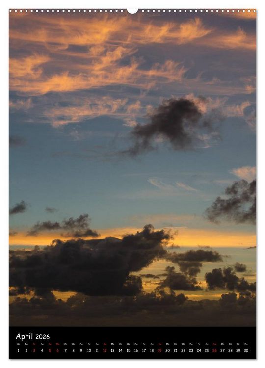 Produktbild: Hawaiian Sunsets (Wandkalender 2026 DIN A2 hoch), CALVENDO Monatskalender