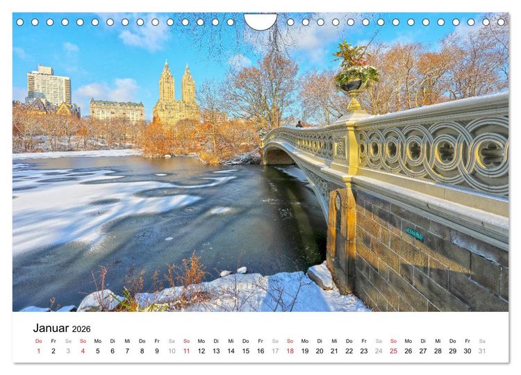 Produktbild: New York - New York. Impressionen der Mega-City (Wandkalender 2026 DIN A4 quer), CALVENDO Monatskalender