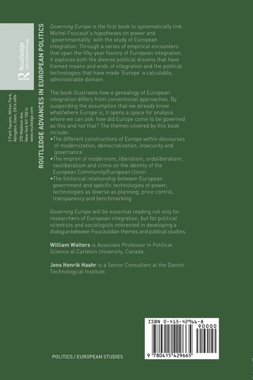 Produktbild: Governing Europe