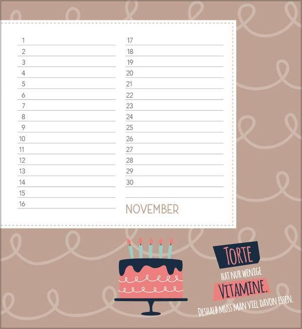 Produktbild: Geburtstagskalender Happy Mind