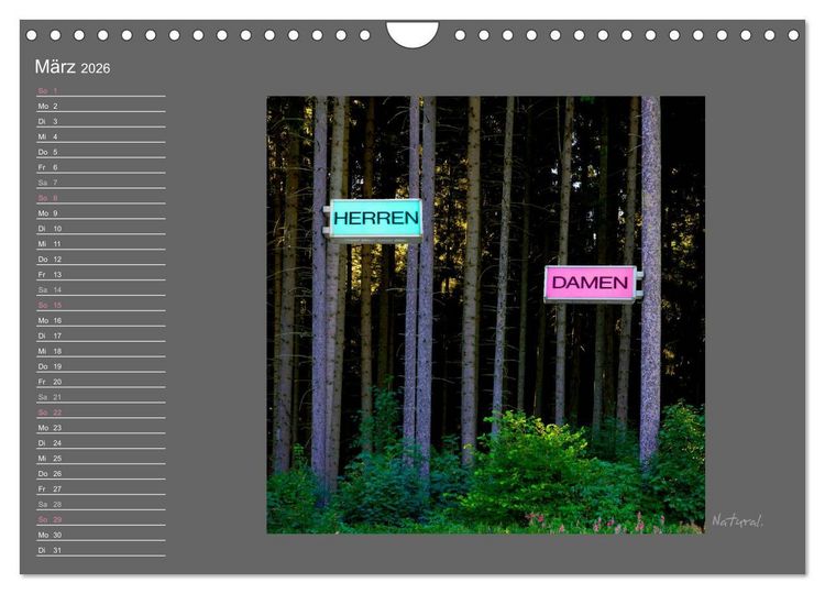 Produktbild: Schwarzwald. Anders. (Wandkalender 2026 DIN A4 quer), CALVENDO Monatskalender