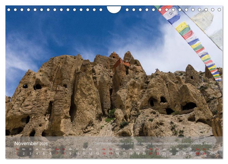 Produktbild: Buddhistische Kl&ouml;ster im Himalaya (Wandkalender 2026 DIN A4 quer), CALVENDO Monatskalender