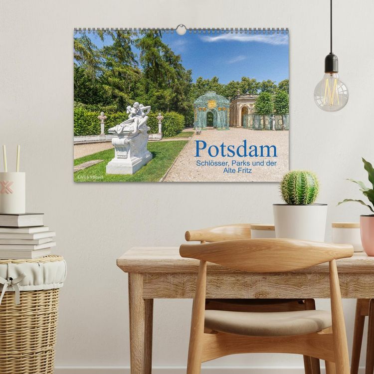 Produktbild: Potsdam - Schl&ouml;sser, Parks und der Alte Fritz (Wandkalender 2026 DIN A3 quer), CALVENDO Monatskalender