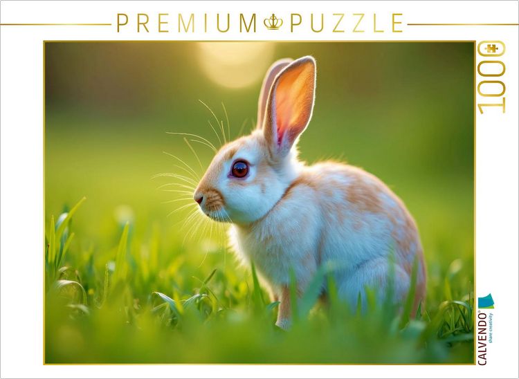 Produktbild: CALVENDO Puzzle Kaninchen, die dein Zuhause w&auml;rmen." | 1000 Teile Lege-Gr&ouml;&szlig;e 64x48cm Foto-Puzzle f&uuml;r gl&uuml;ckliche Stunden