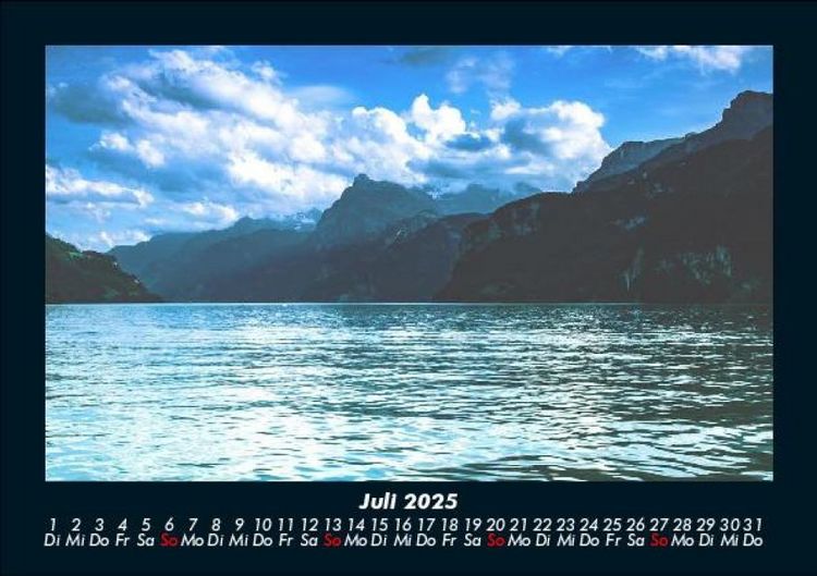 Produktbild: Bergige Welten 2025 Fotokalender DIN A5