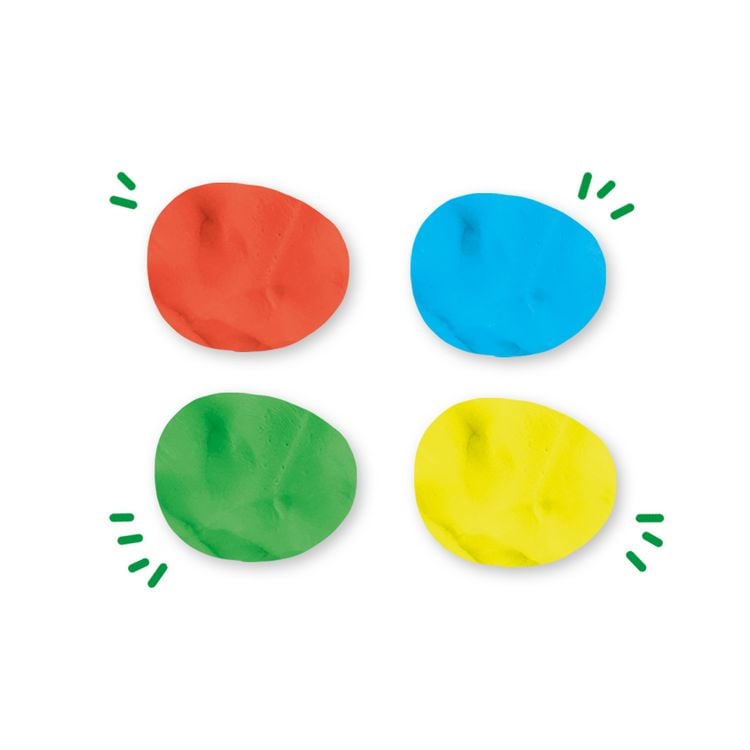 Produktbild: SES CREATIVE Knete Feel good Pure 4x90g
