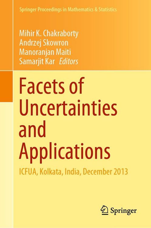 Produktbild: Facets of Uncertainties and Applications