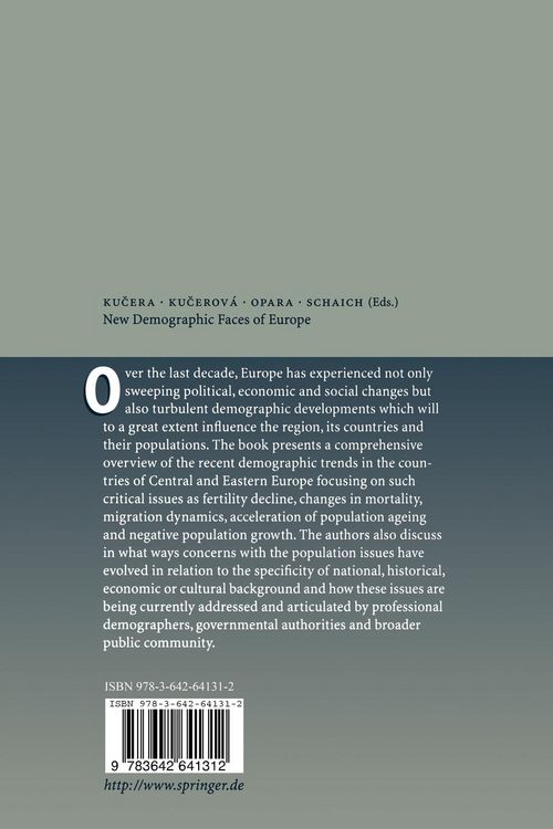 Produktbild: New Demographic Faces of Europe