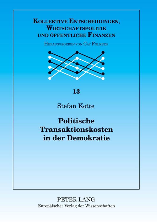 Produktbild: Politische Transaktionskosten in der Demokratie