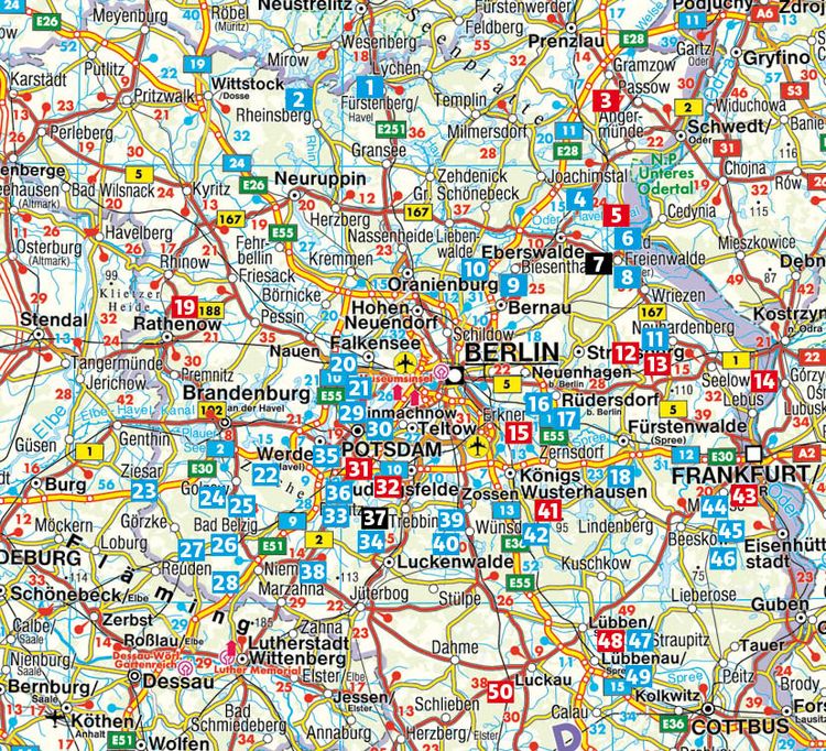 Produktbild: ROTHER Wanderf&uuml;hrer Rund um Berlin
