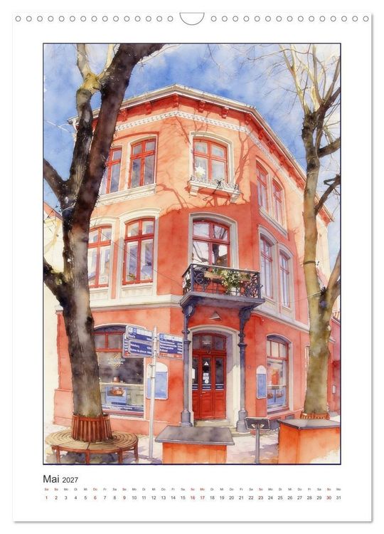 Produktbild: Hafen und Altstadt - Leer in Ostfriesland (Wandkalender 2027 DIN A3 hoch), CALVENDO Monatskalender