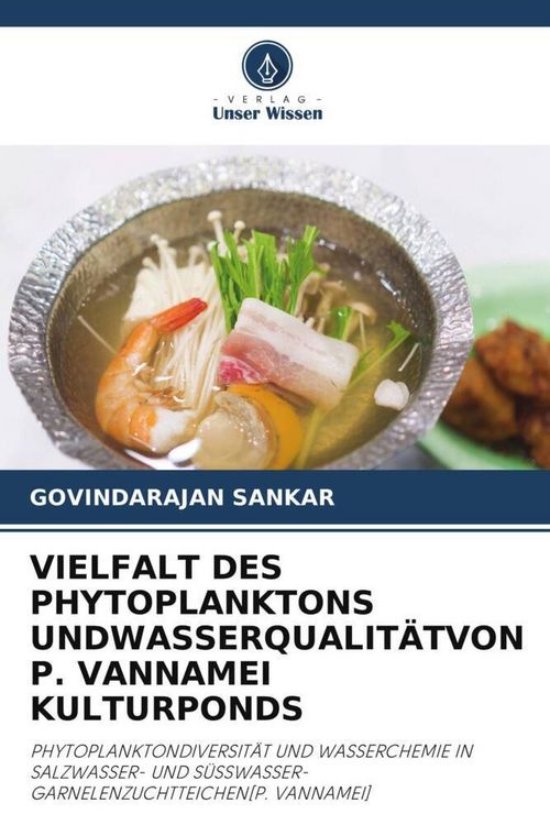 Produktbild: Vielfalt des Phytoplanktons Undwasserqualit&auml;tvon P. Vannamei Kulturponds