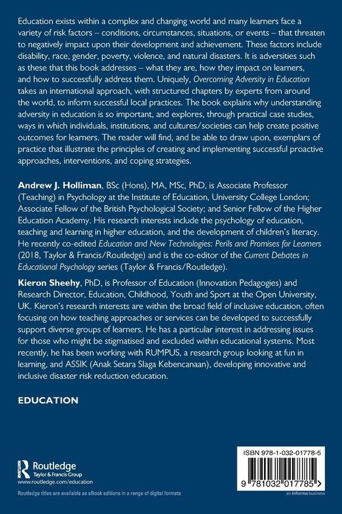 Produktbild: Overcoming Adversity in Education