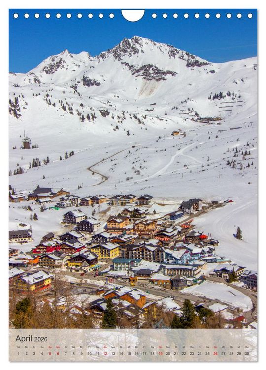 Produktbild: Es gr&uuml;&szlig;t Obertauern (Wandkalender 2026 DIN A4 hoch), CALVENDO Monatskalender