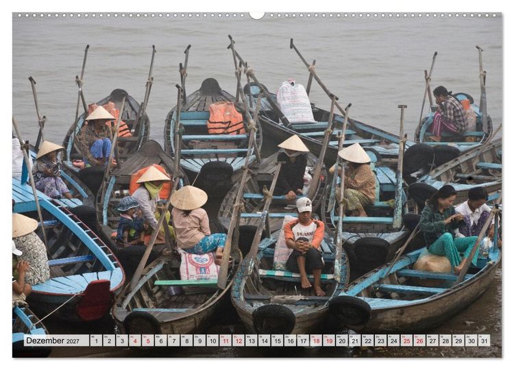 Produktbild: Vietnam - Momente einer Reise (Wandkalender 2027 DIN A2 quer), CALVENDO Monatskalender
