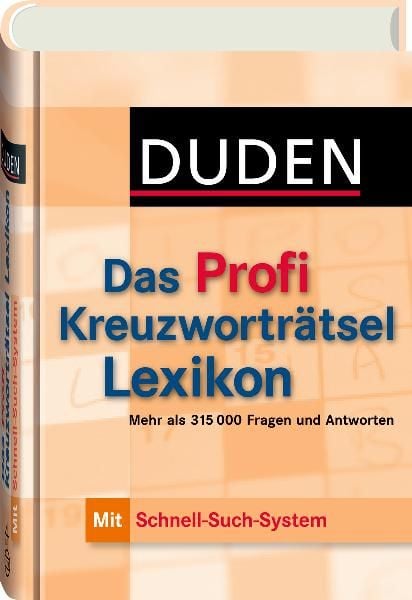 Produktbild: Duden - Das Profi Kreuzwortr&auml;tsellexikon mit Schnell-Such-System