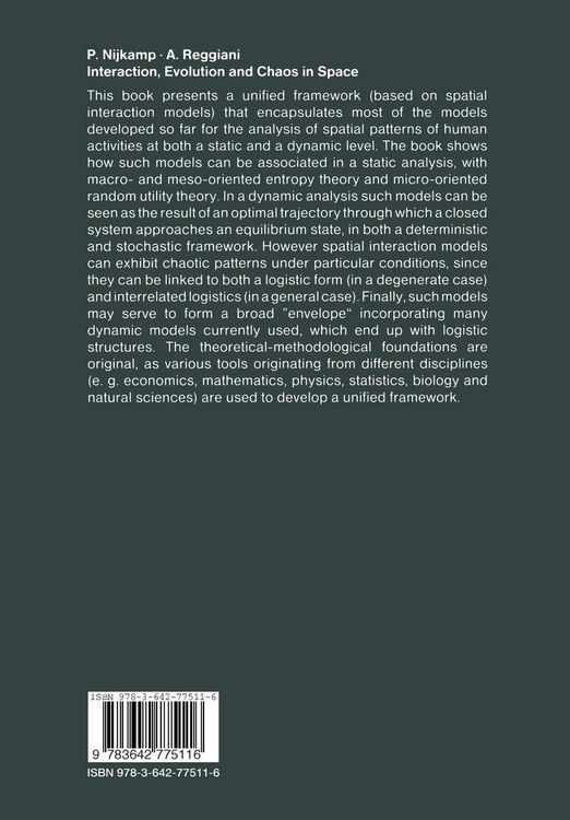 Produktbild: Interaction, Evolution and Chaos in Space