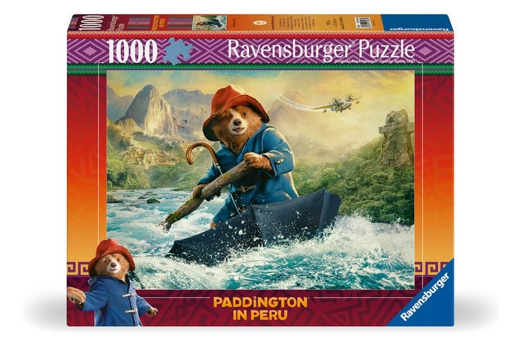 Produktbild: Ravensburger Puzzle 12001266 - Paddington in Peru - 1000 Teile Paddington-B&auml;r Puzzle f&uuml;r Kinder und Erwachsene ab 14 Jahren