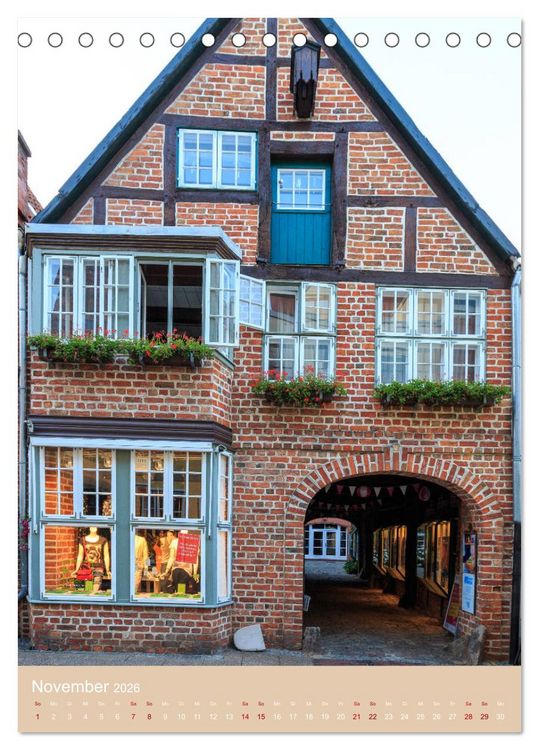 Produktbild: Sch&ouml;nes L&uuml;neburg (Tischkalender 2026 DIN A5 hoch), CALVENDO Monatskalender