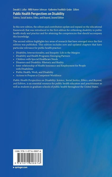 Produktbild: Public Health Perspectives on Disability
