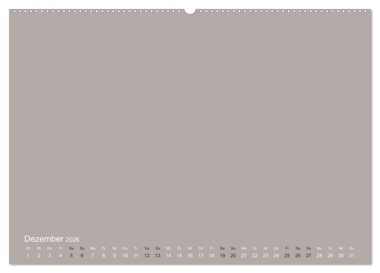 Produktbild: DIY Bastel-Kalender -Erdige Pastell Farben- Zum Selbstgestalten (Wandkalender 2026 DIN A2 quer), CALVENDO Monatskalender
