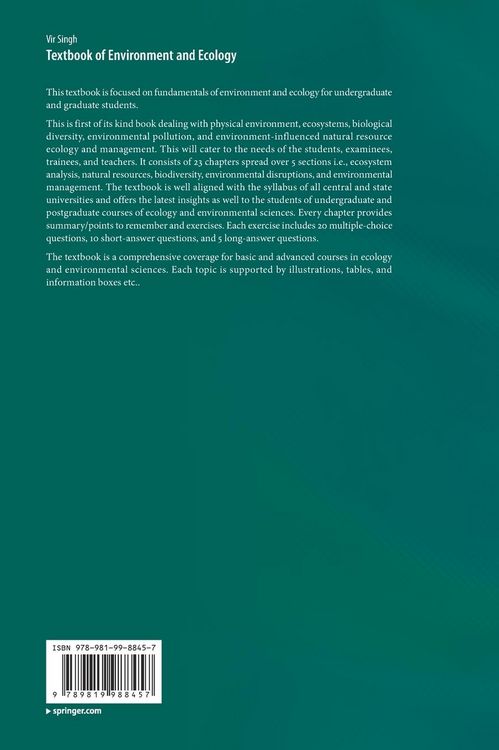 Produktbild: Textbook of Environment and Ecology