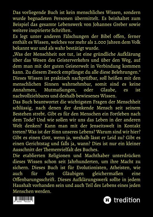 Produktbild: 3.Auflage Das geheime Wissen &ndash; Das wichtigste Buch f&uuml;r die Menschheit!