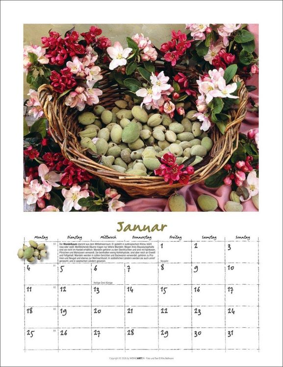 Produktbild: Augenschmaus Kalender 2027 - Gew&uuml;rze und Kr&auml;uter rund ums Jahr