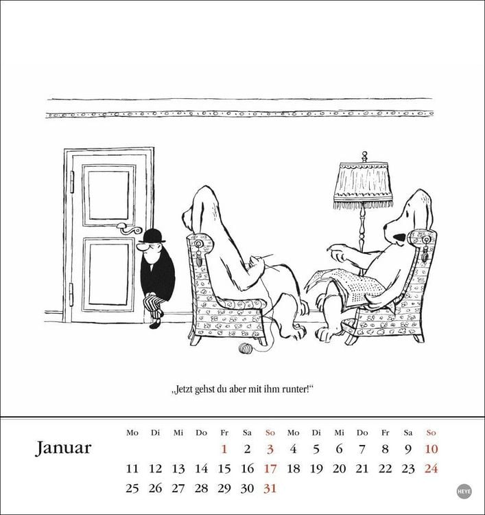 Produktbild: Loriot Postkartenkalender 2027