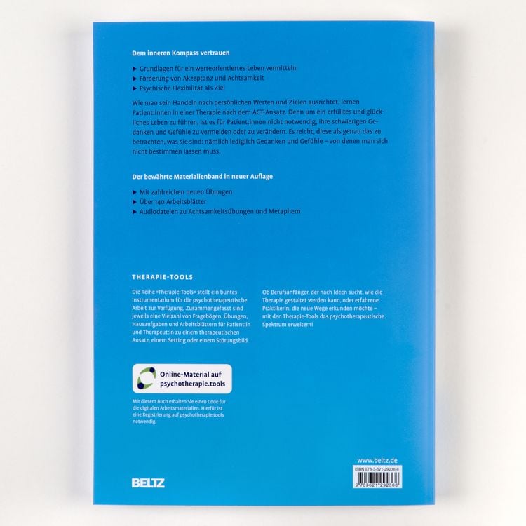 Produktbild: Therapie-Tools Akzeptanz- und Commitmenttherapie (ACT)