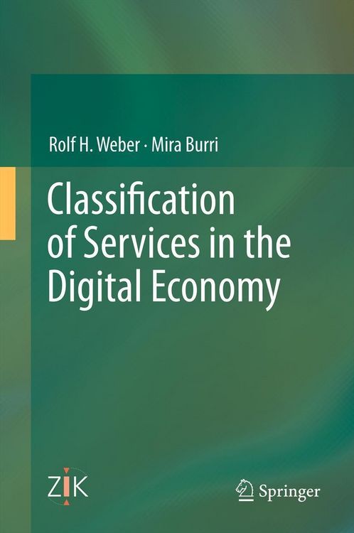 Produktbild: Classification of Services in the Digital Economy