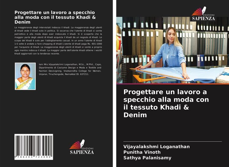 Produktbild: Progettare un lavoro a specchio alla moda con il tessuto Khadi & Denim