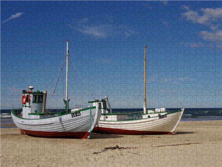 Produktbild: CALVENDO Puzzle L&oslash;kken Strand 1000 Teile Lege-Gr&ouml;&szlig;e 64 x 48 cm Foto-Puzzle Bild von Werner Prescher