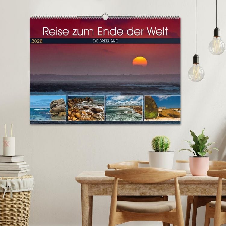 Produktbild: Die Bretagne - Eine Reise zum Ende der Welt (Wandkalender 2026 DIN A2 quer), CALVENDO Monatskalender